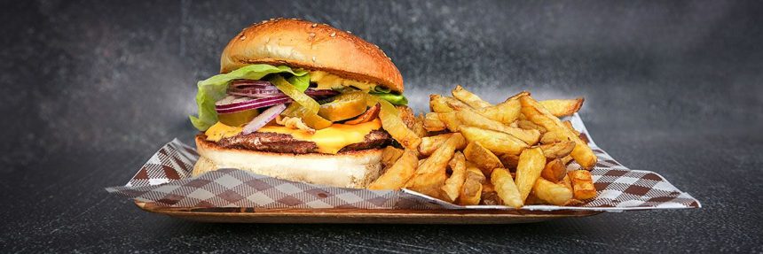 Burger De Bœuf Et Frites