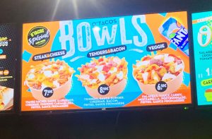 Le Menu Des Tacos Bowls