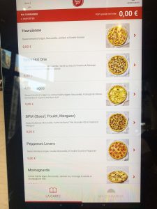 Pizza Hut Menu Prix