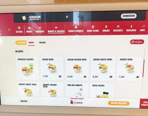 Prix Des Salades Du Menu Burger King