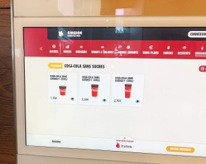 Prix Du Cola Sans Sucres Chez Burger King