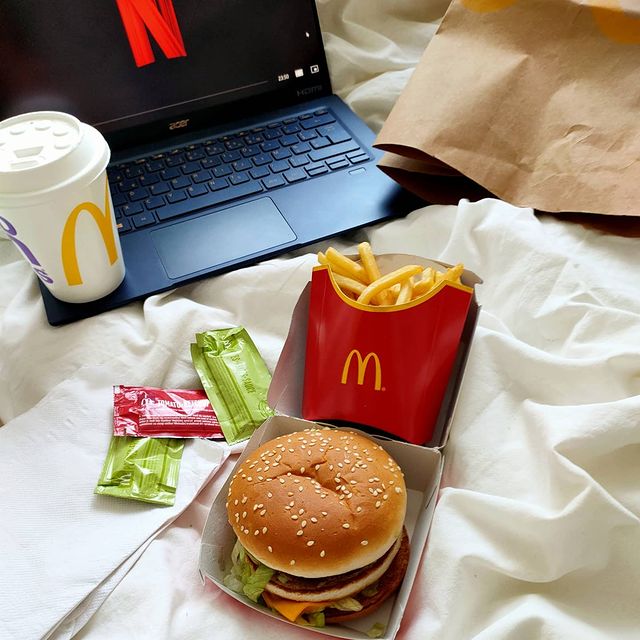 Repas Mcdonalds Avec Netflix